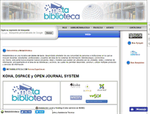 Tablet Screenshot of colombia.metabiblioteca.org