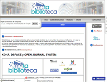 Tablet Screenshot of metabiblioteca.org